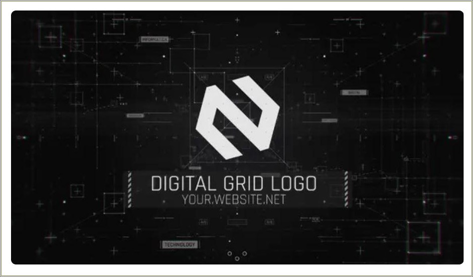 Free Minimal After Effect Logo Templates