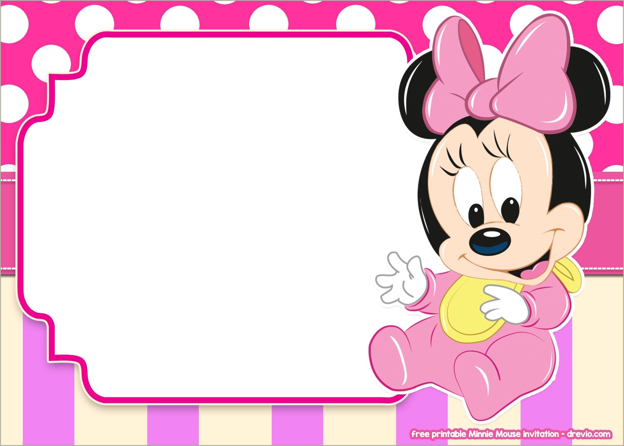 Free Minnie Mouse Cut Out Template