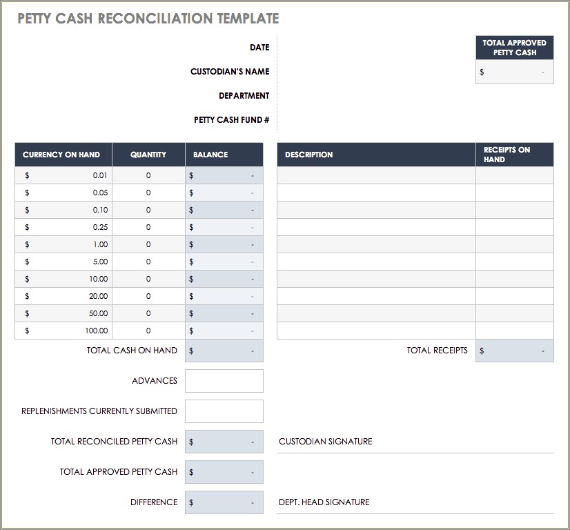 Free Monthly Bank Reconciliation Excel Template