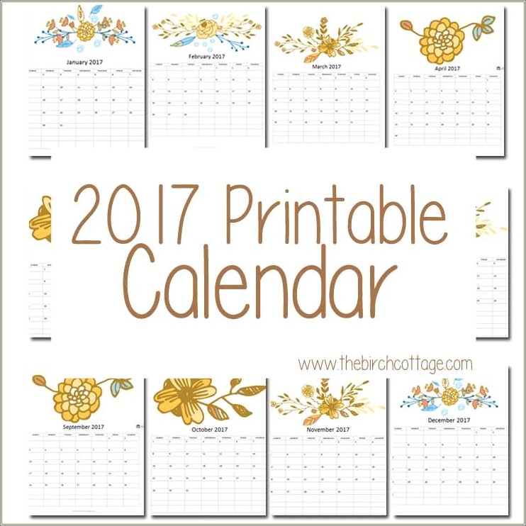 Free Monthly Calendar Template December 2017
