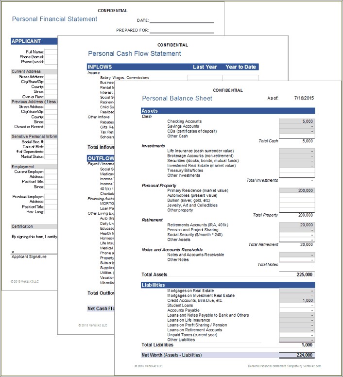 Free Monthly Income Statement Template Excel