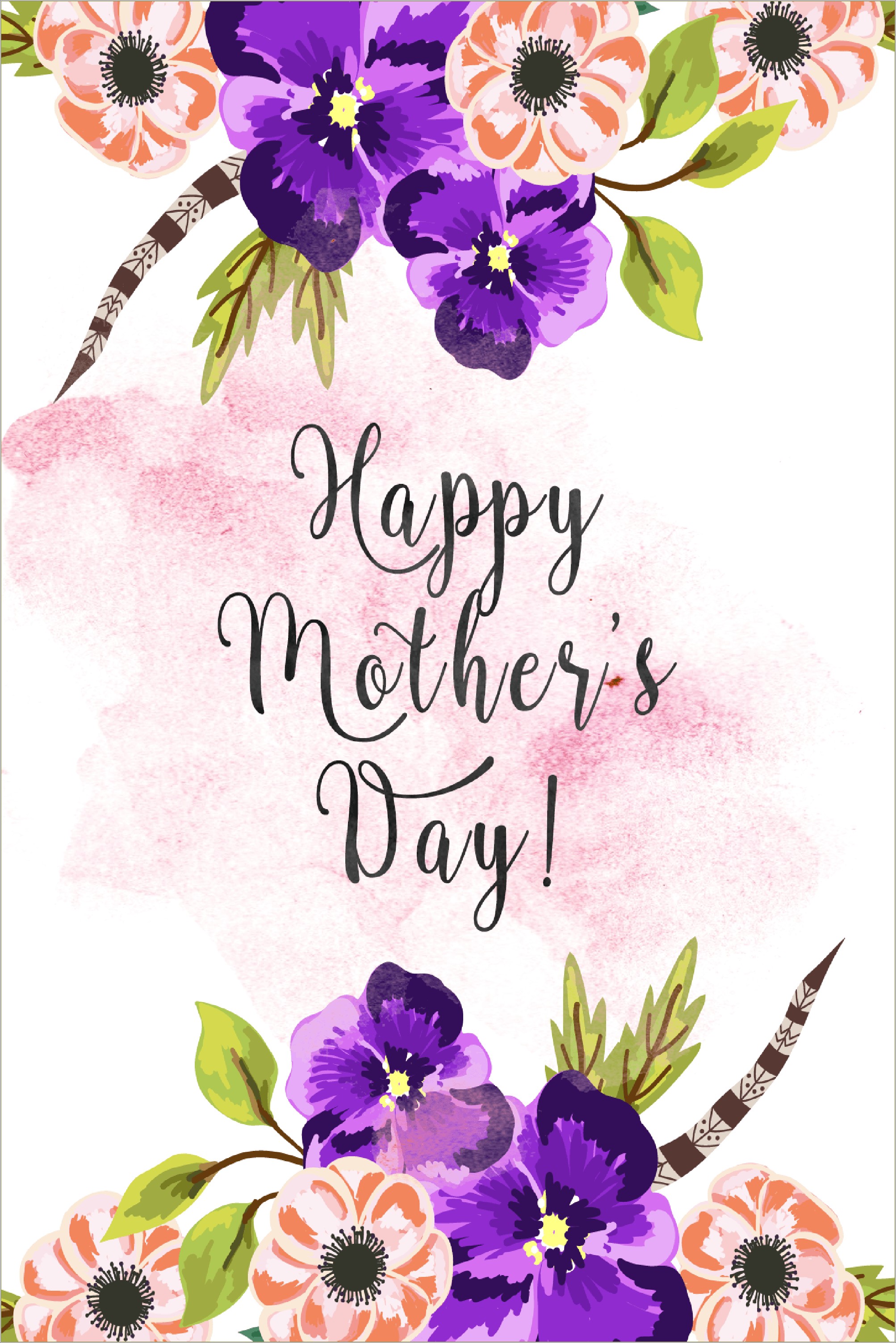 Free Mothers Day Templates For Pages