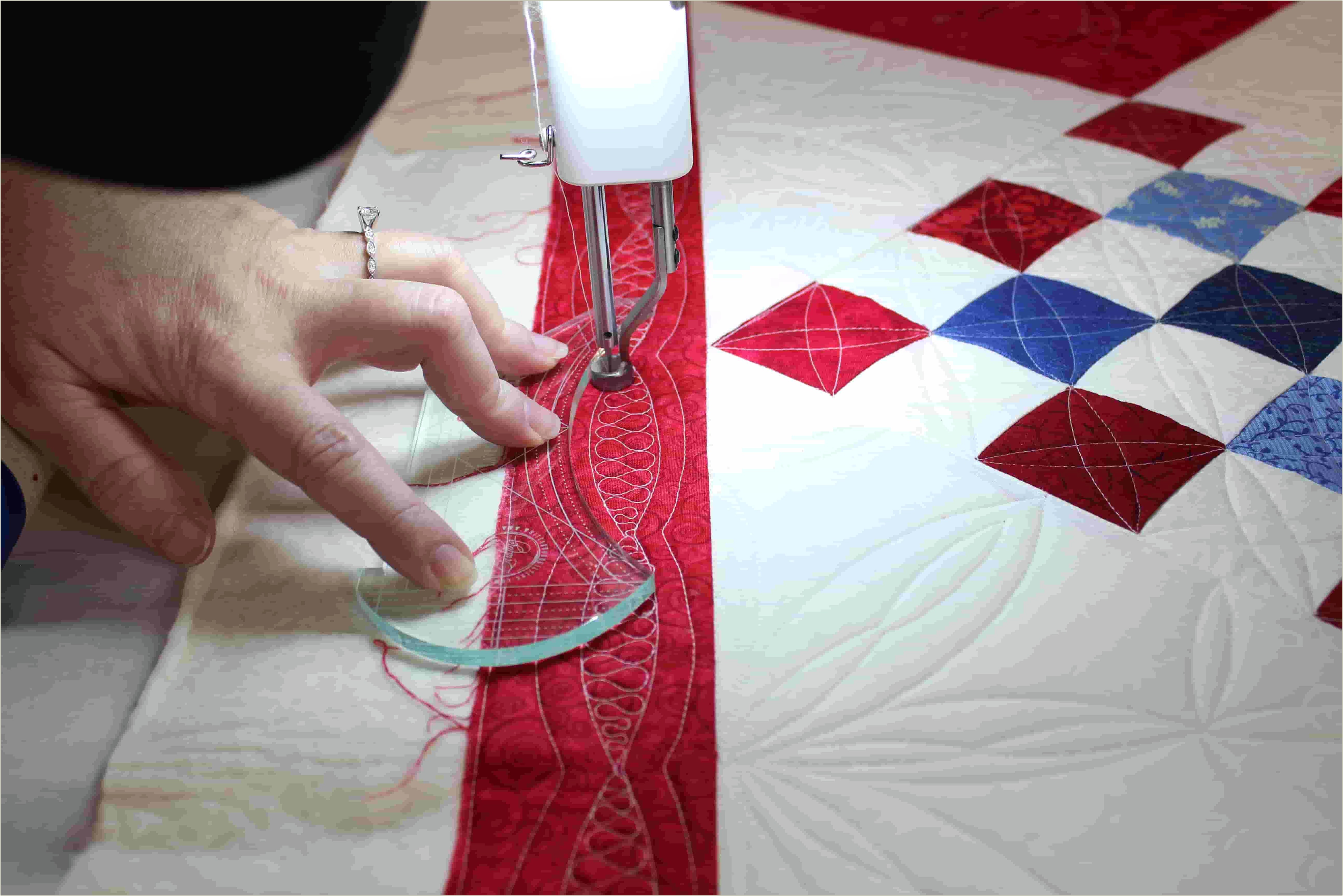 Free Motion Quilting Templates With Path