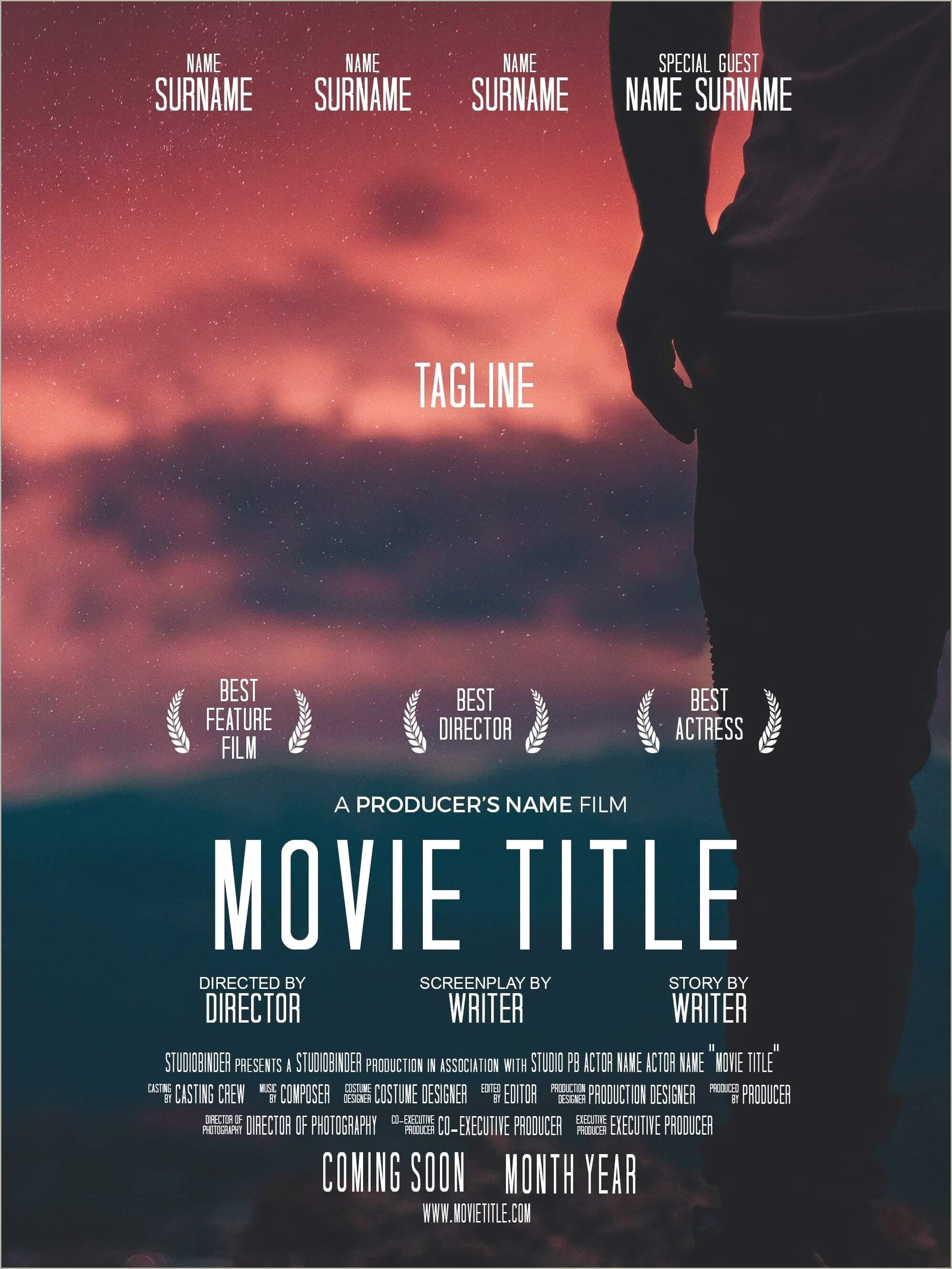 Free Movie Poster Template For Students