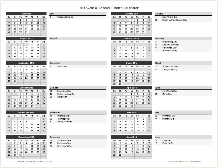 Free Ms Word Calendar Template 2015