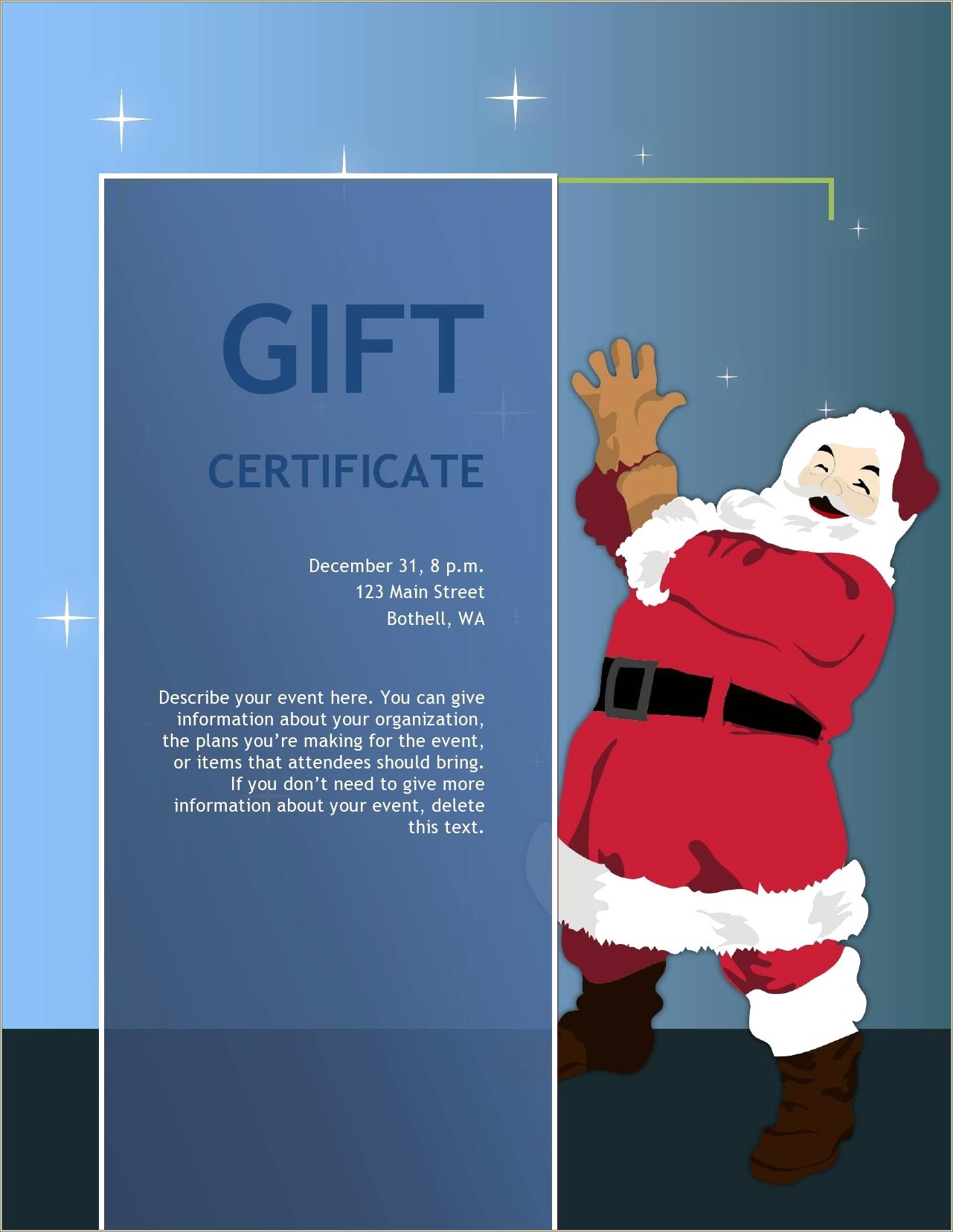 Free Ms Word Gift Certificate Template