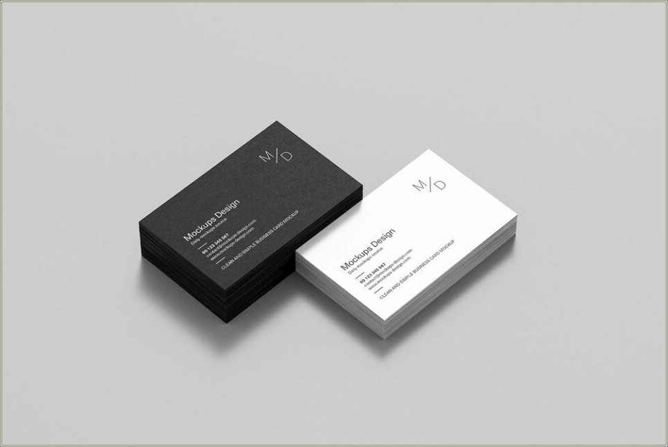 Free Multiple Business Card Photoshop Template