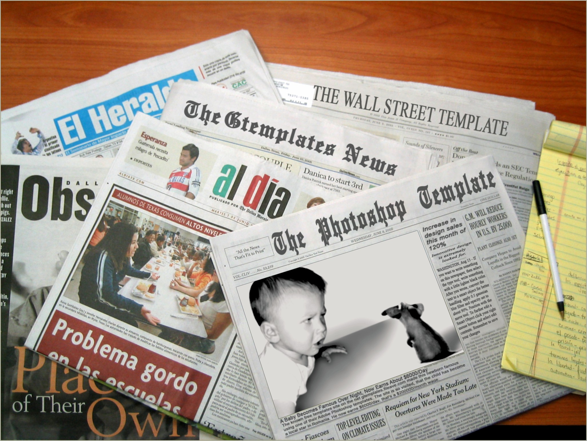 Free Newspaper Front Page Template Word