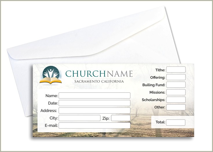 Free Offering Envolpe Church Template Pdf