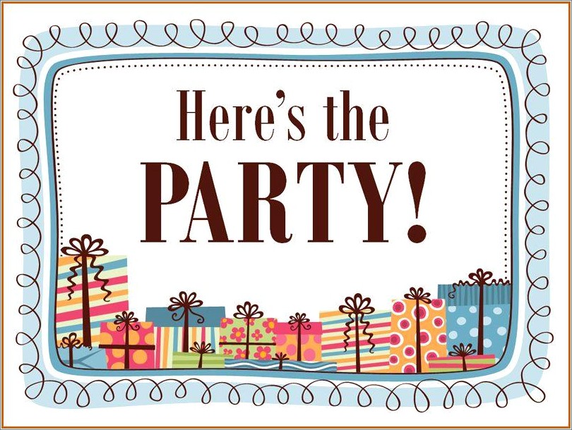 Free Office Party Invitation Templates Word