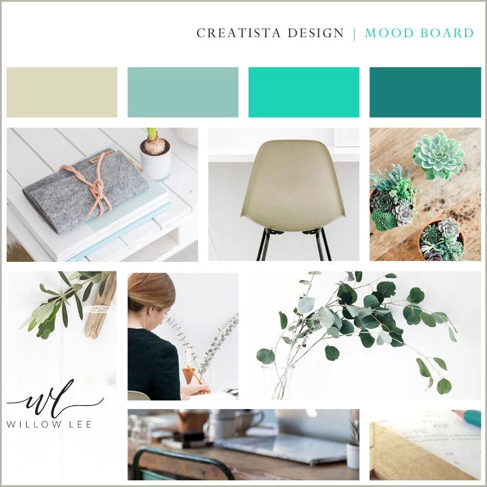 Free Ohotoshop Template For Mood Board