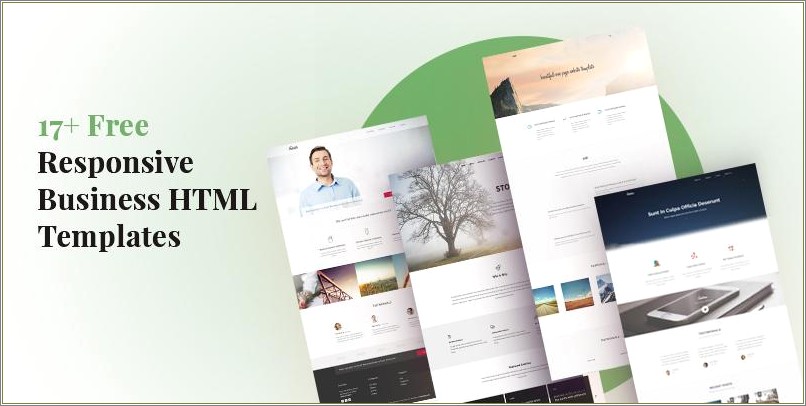 Free One Page Business Html Template
