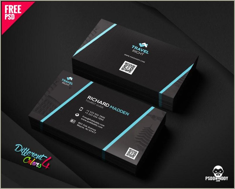 Free Online Business Card Template Psd