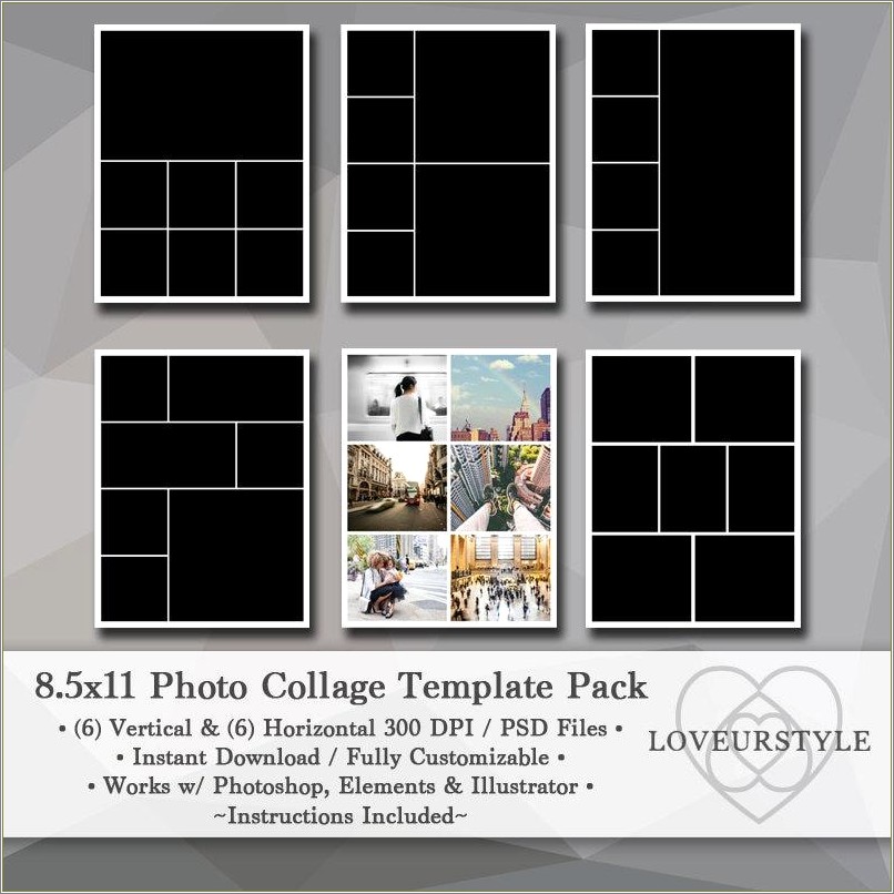 Free Online Collage Template For 8