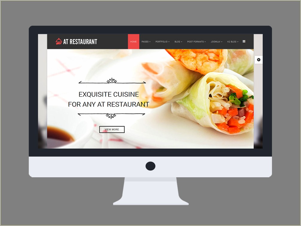 Free Online Food Ordering System Template