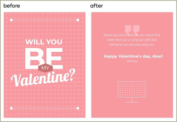 Free Online Valentines Day Card Templates