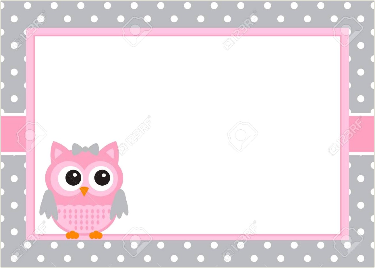 Free Owl Birthday Party Invitation Template