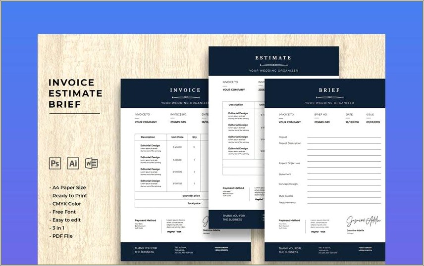 Free Packing Slip Template For Wordpad