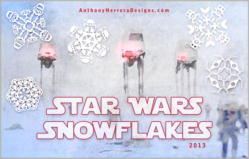 Free Paper Snowflake Templates Star Wars