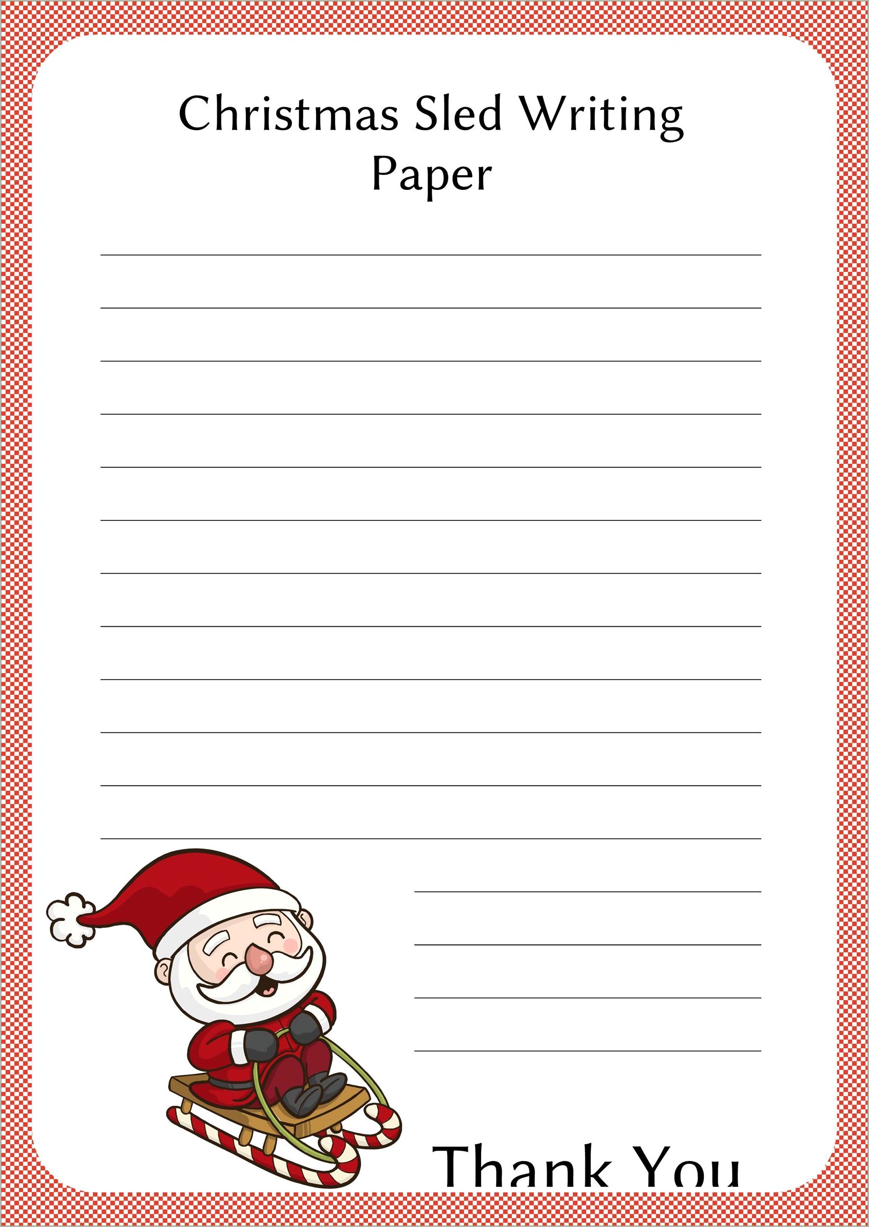 Free Paper Template To Write On
