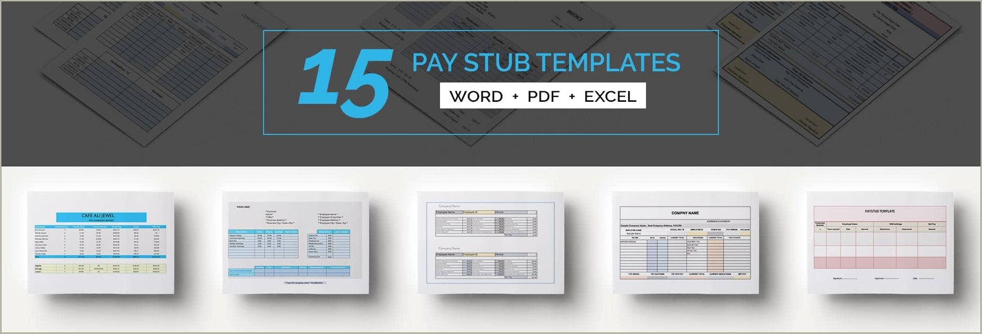 Free Pay Stub Template Open Office