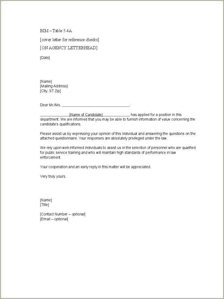 Free Pdf Downloadable Cover Letter Template