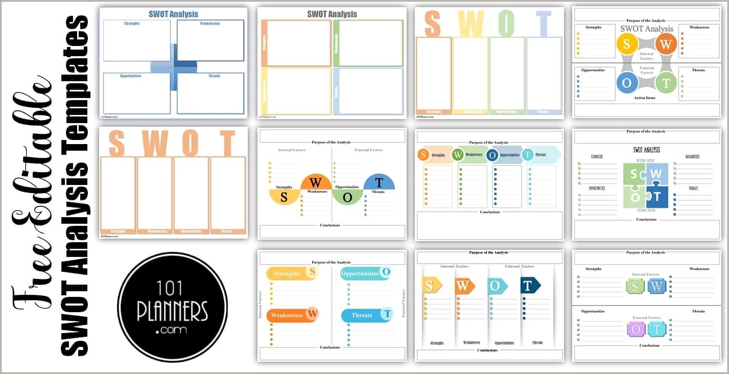 Free Personal Swot Analysis Template Word