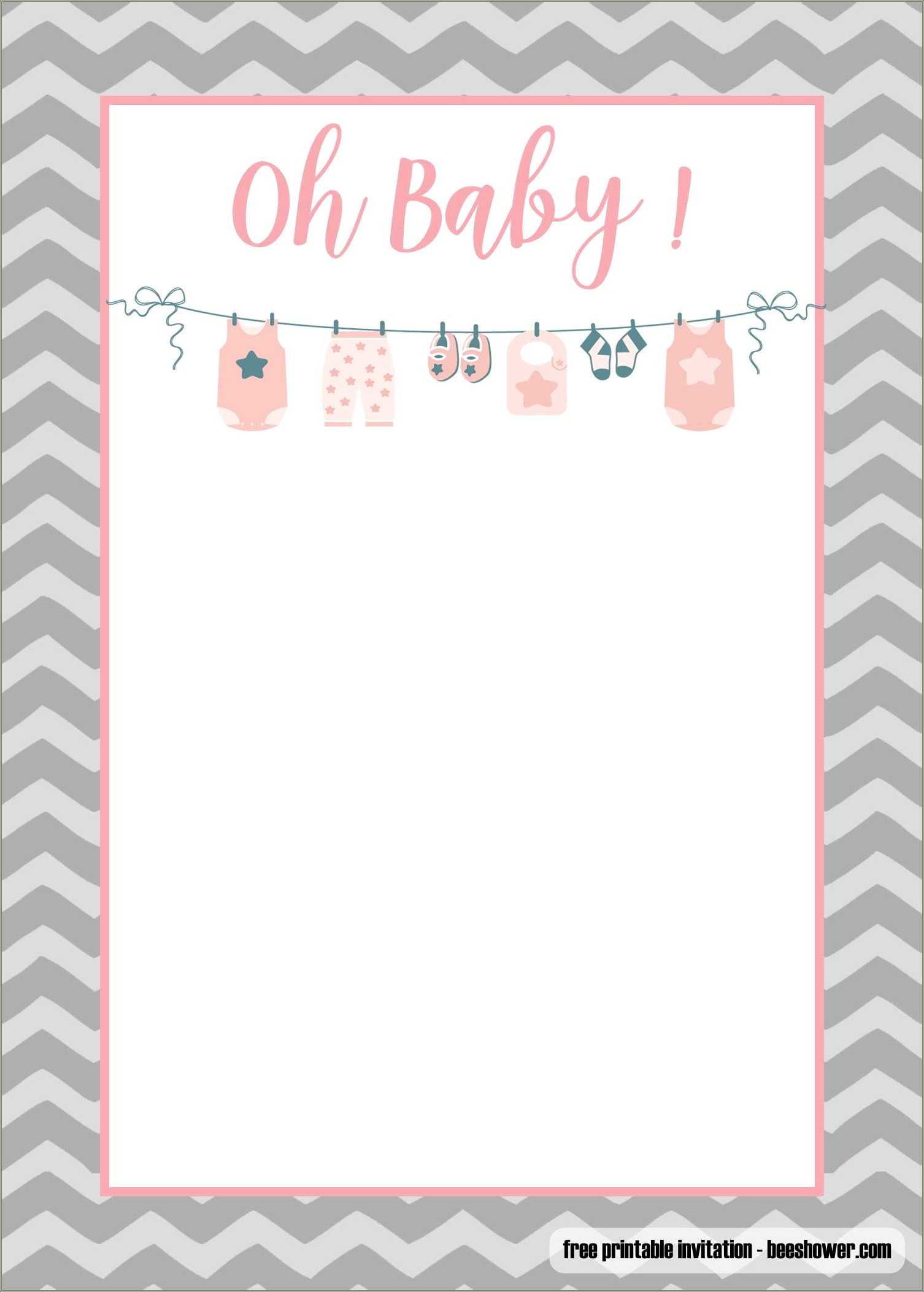 Free Personalized Baby Shower Invitation Templates