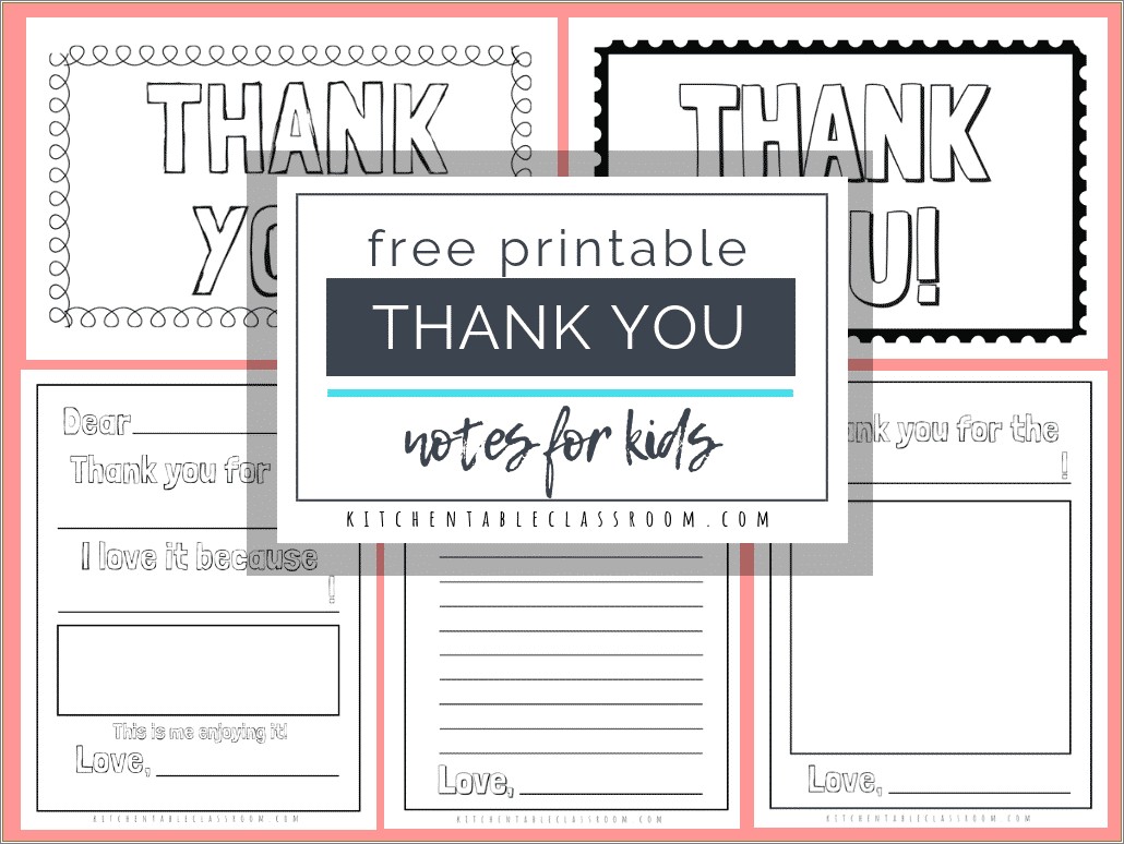 Free Photo Thank You Cards Template
