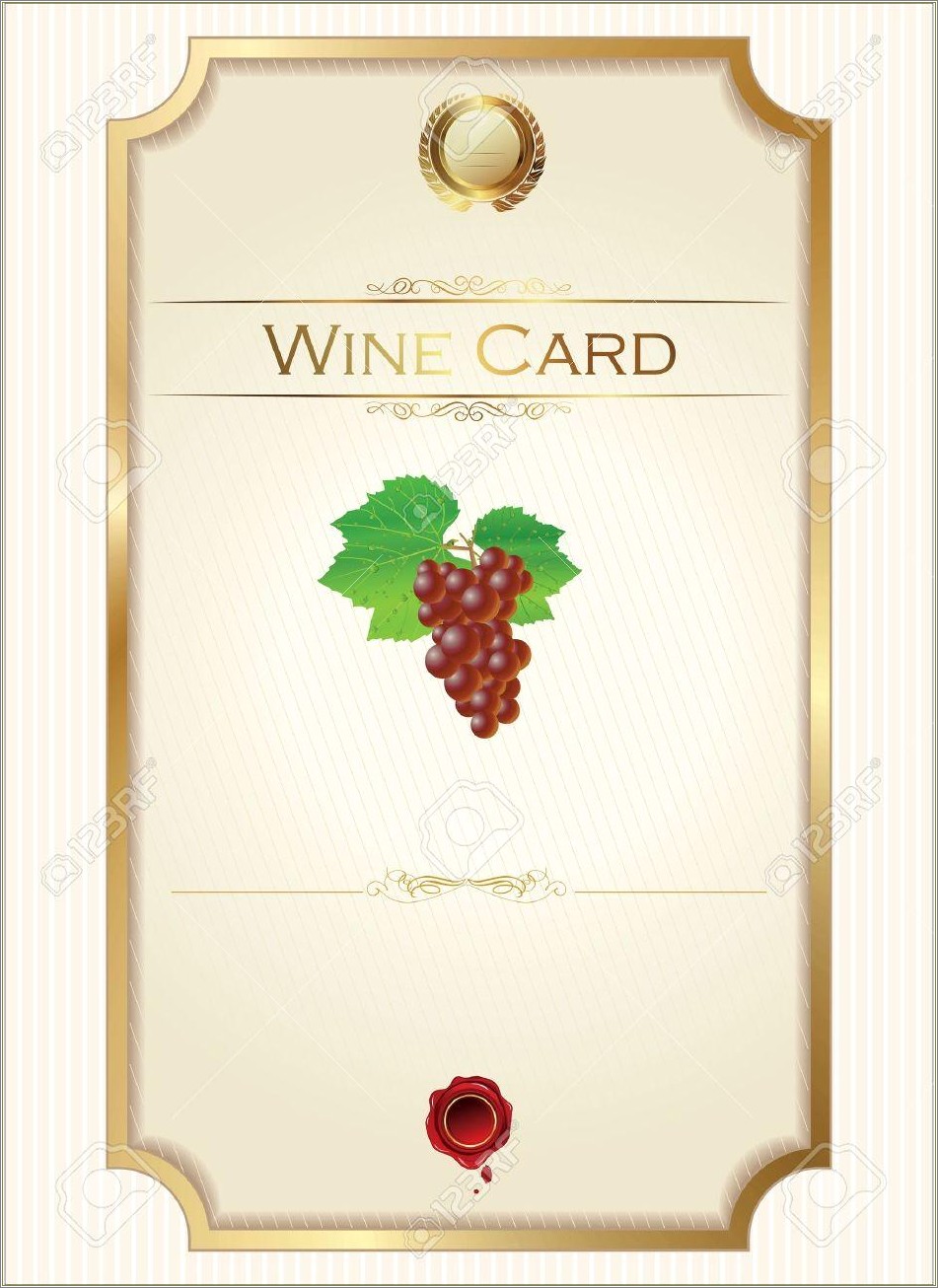 Free Photo Wine Bottle Labels Template