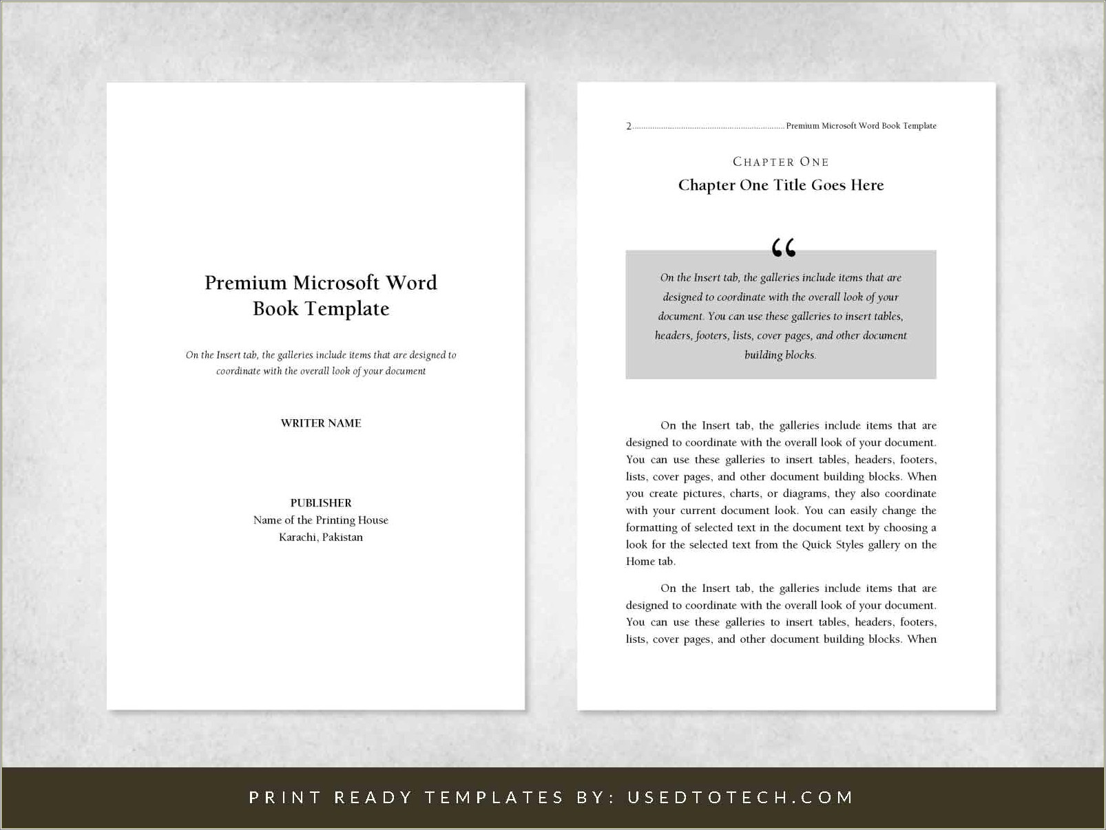 Free Picture Book Template Microsoft Word