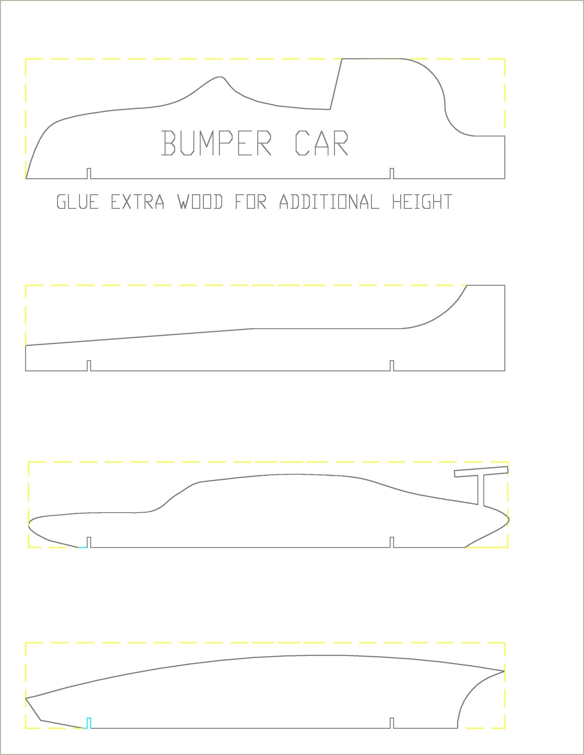 Free Pinewood Derby Race Car Templates