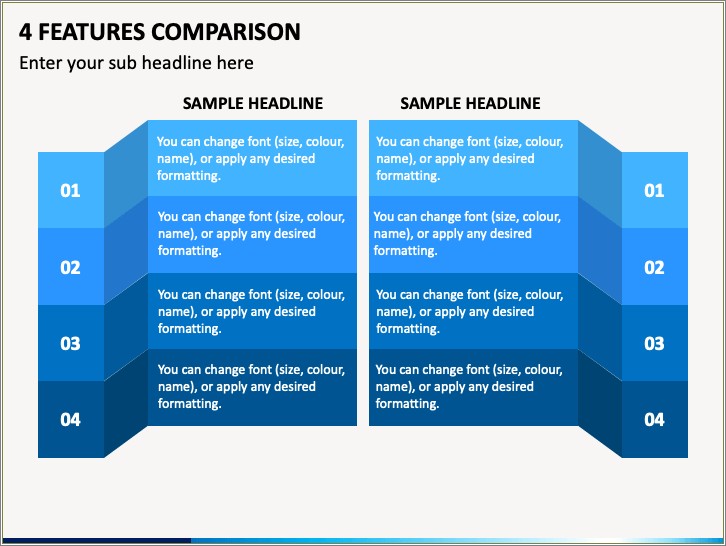 Free Powerpoint Features Comparison Slide Template
