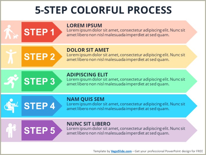 Free Powerpoint Template 6 Step Process