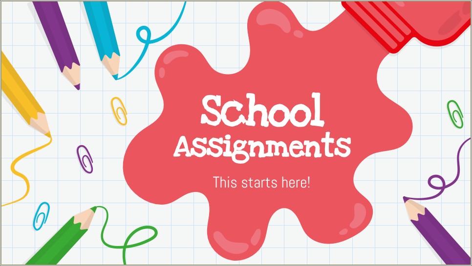 Free Powerpoint Template For Elementary School
