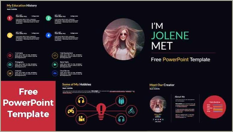 Free Powerpoint Template Sleek And Professional