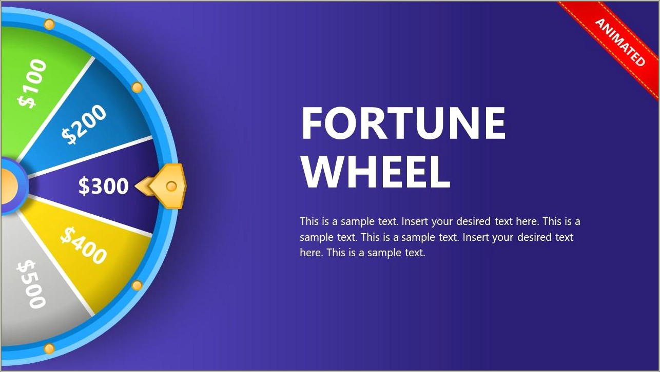 Free Powerpoint Templates Download Interactive Wheel