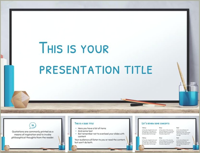 Free Powerpoint Templates For Reading Teachers