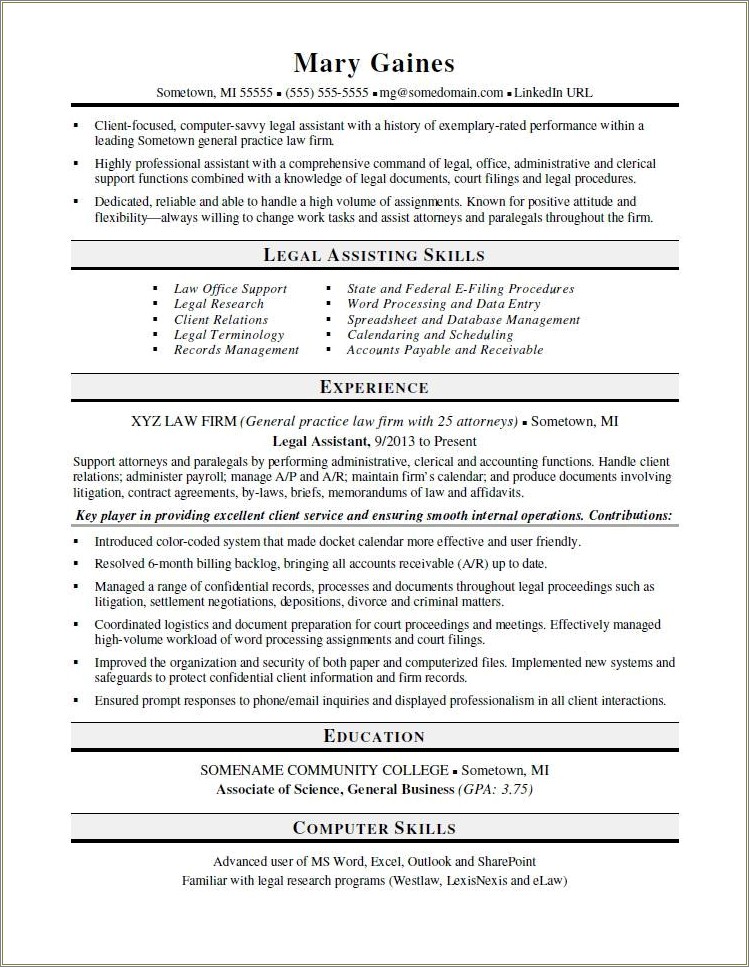 Virtual Assistant Resume With No Experience