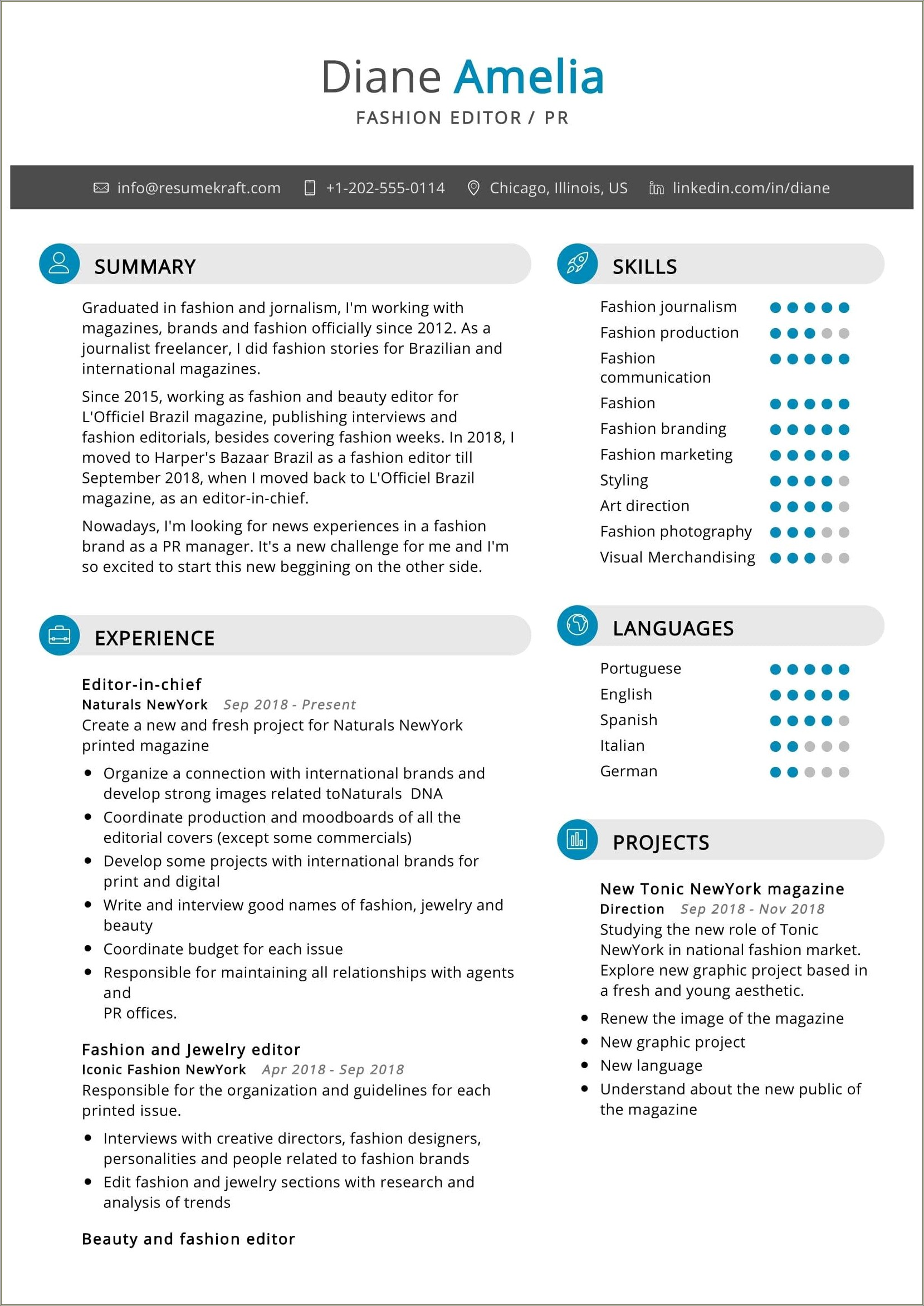 Visual Merchandising Job Duties For Resume