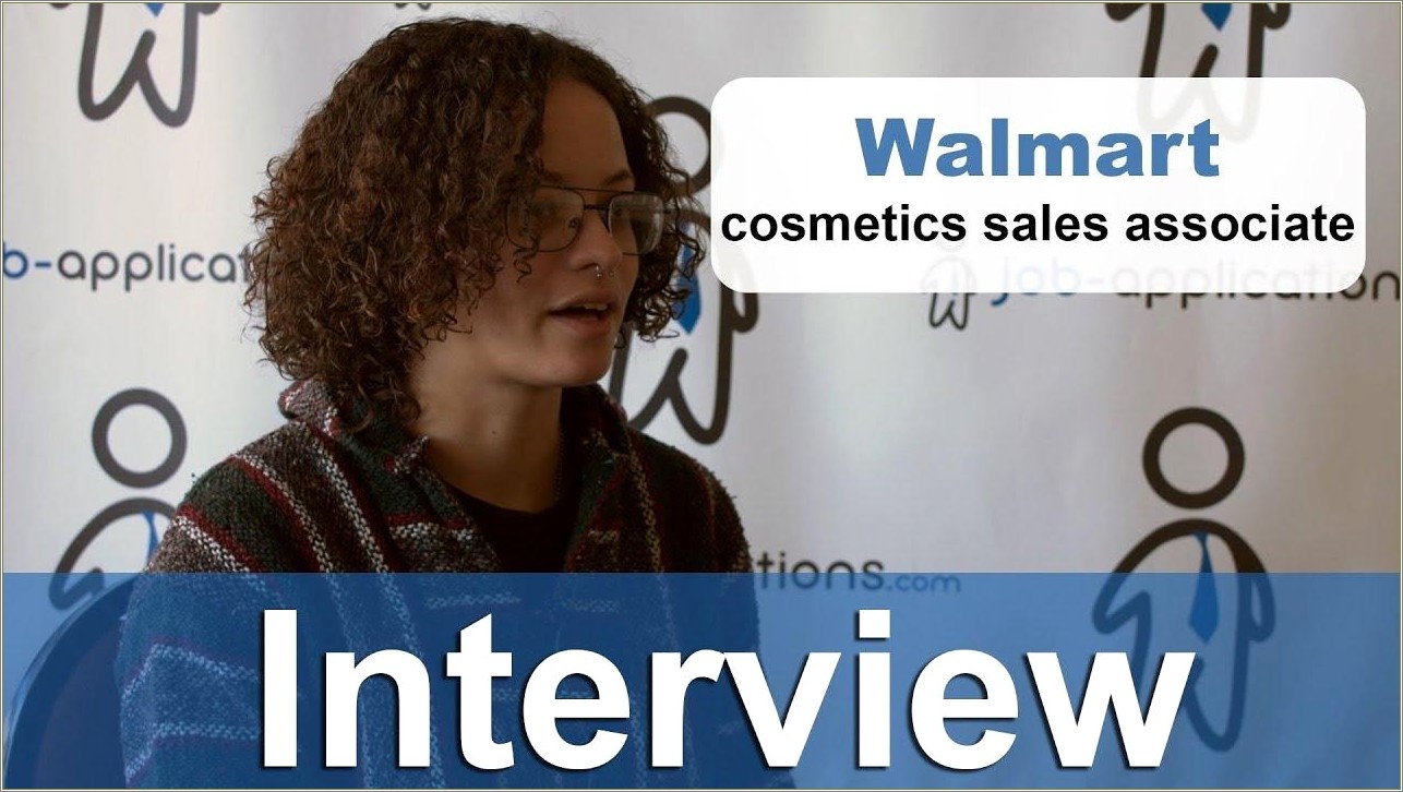 Walmart Sale Assiciate Job Details For Resume
