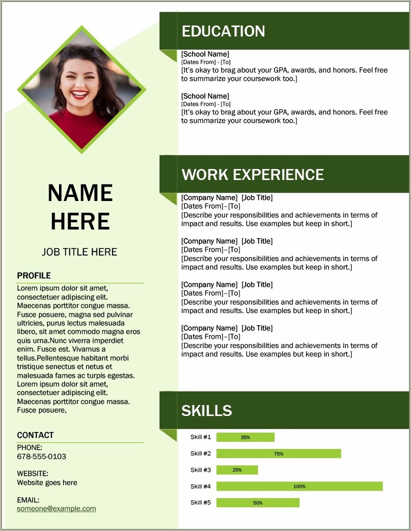 Where Are Resume Templates In Microsoft Word