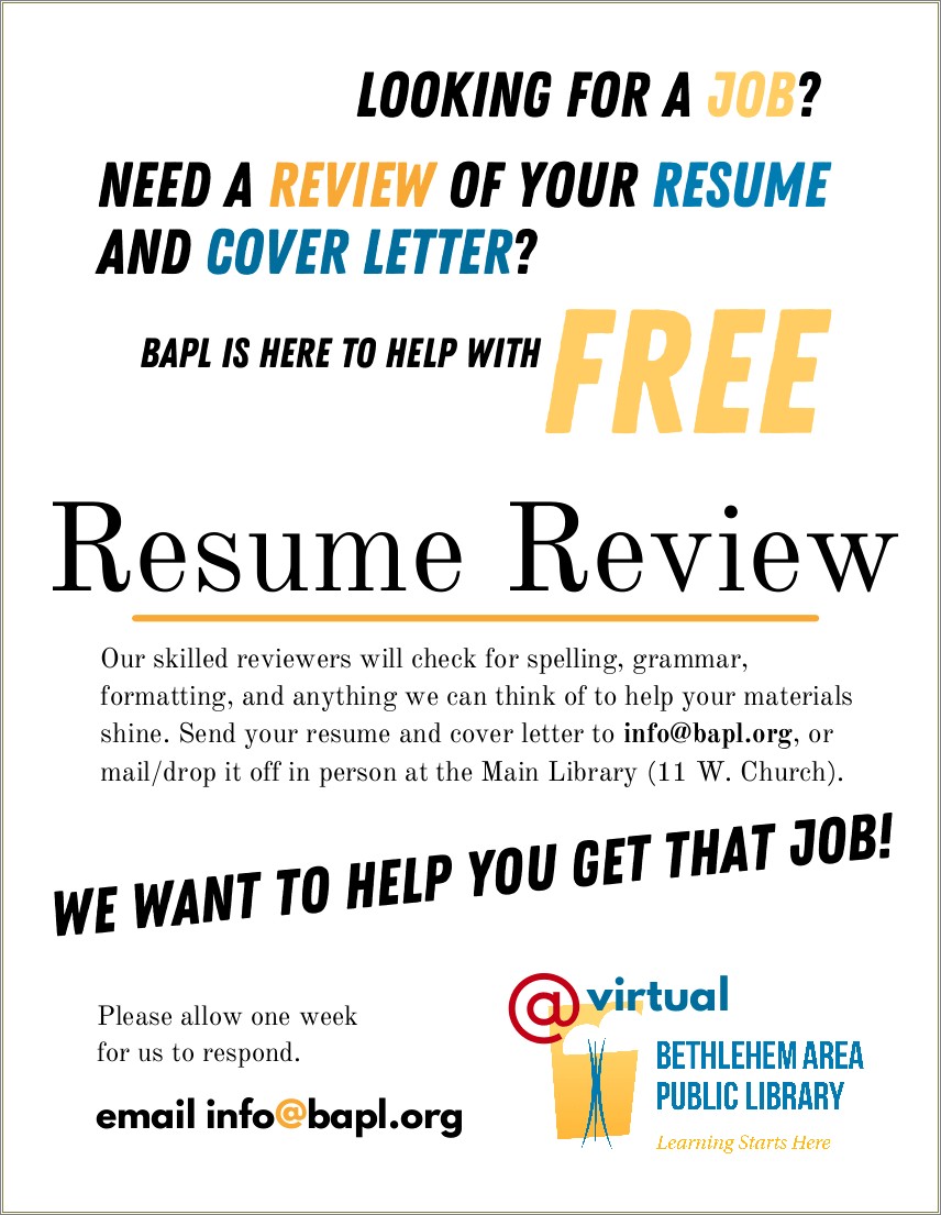 Where Can I Get Free Resume Check
