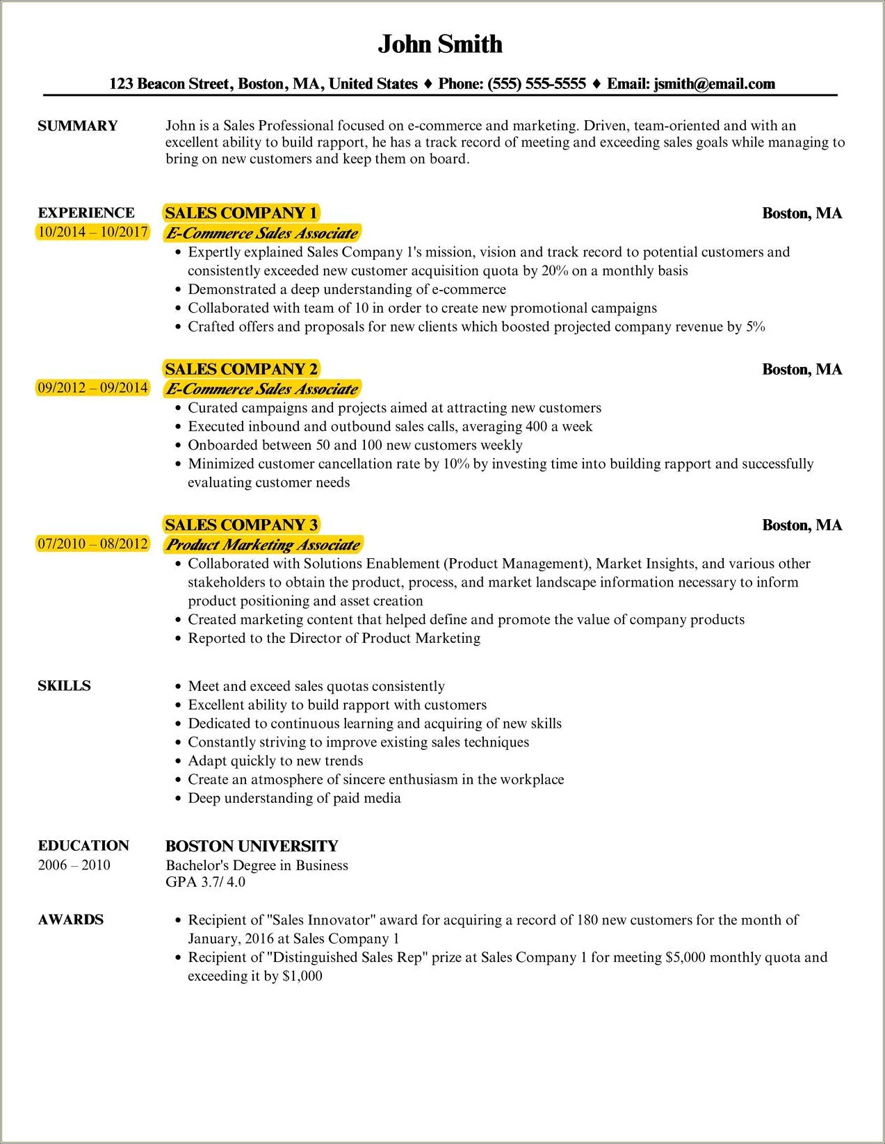 Where I Can Get Experience To Create Resume