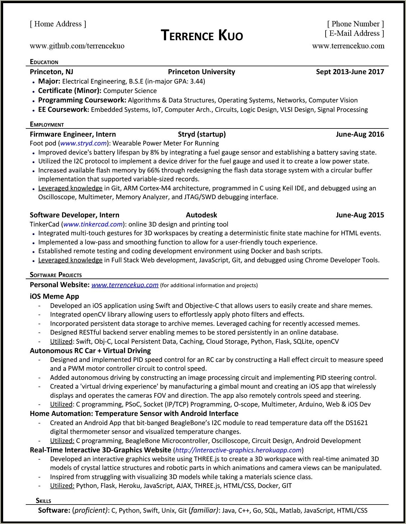 Where Should I Put Scripting Experience On Resume