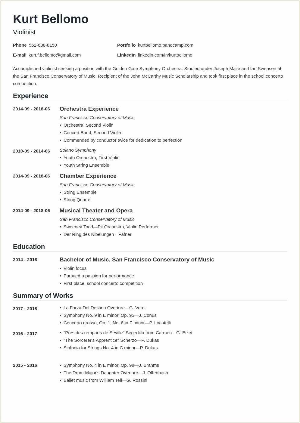 Where To Place Volunteer Work On Resume Examples