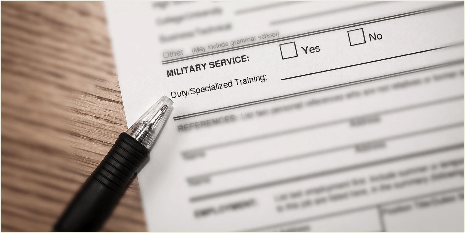Where To Put Military Reserve Service On Resume