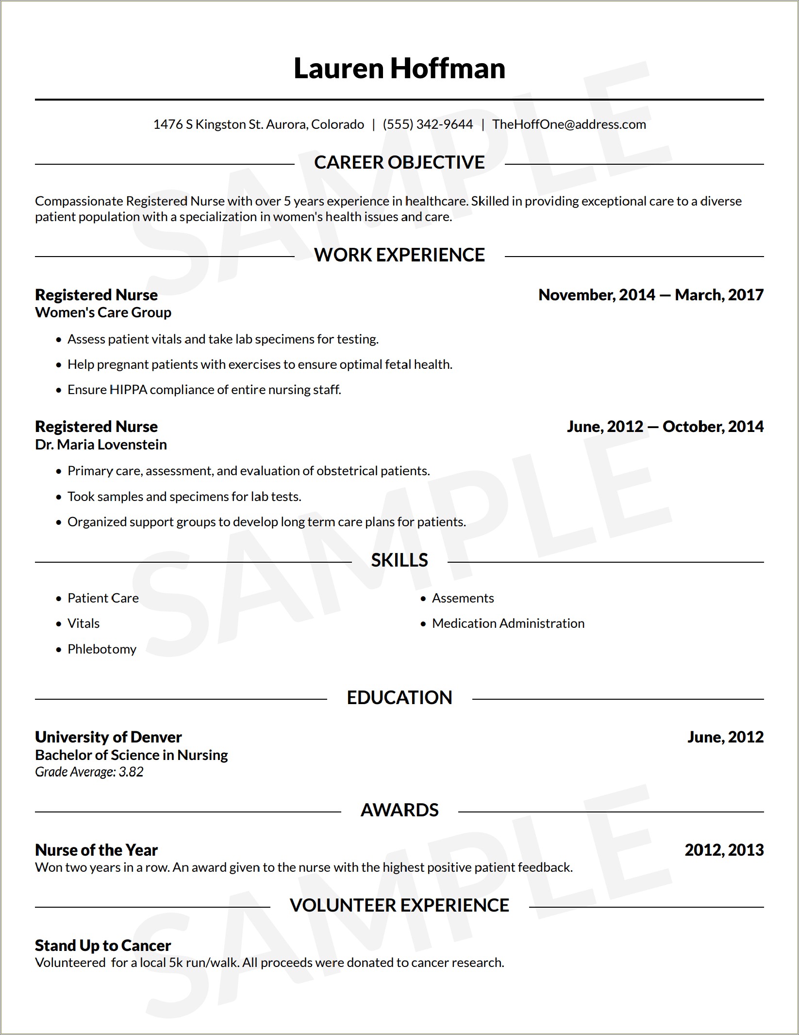Where To Put Specialization In Resume