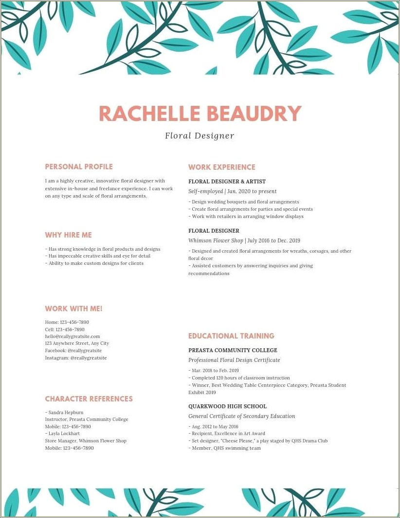 Which Font Style Is Best For Resume