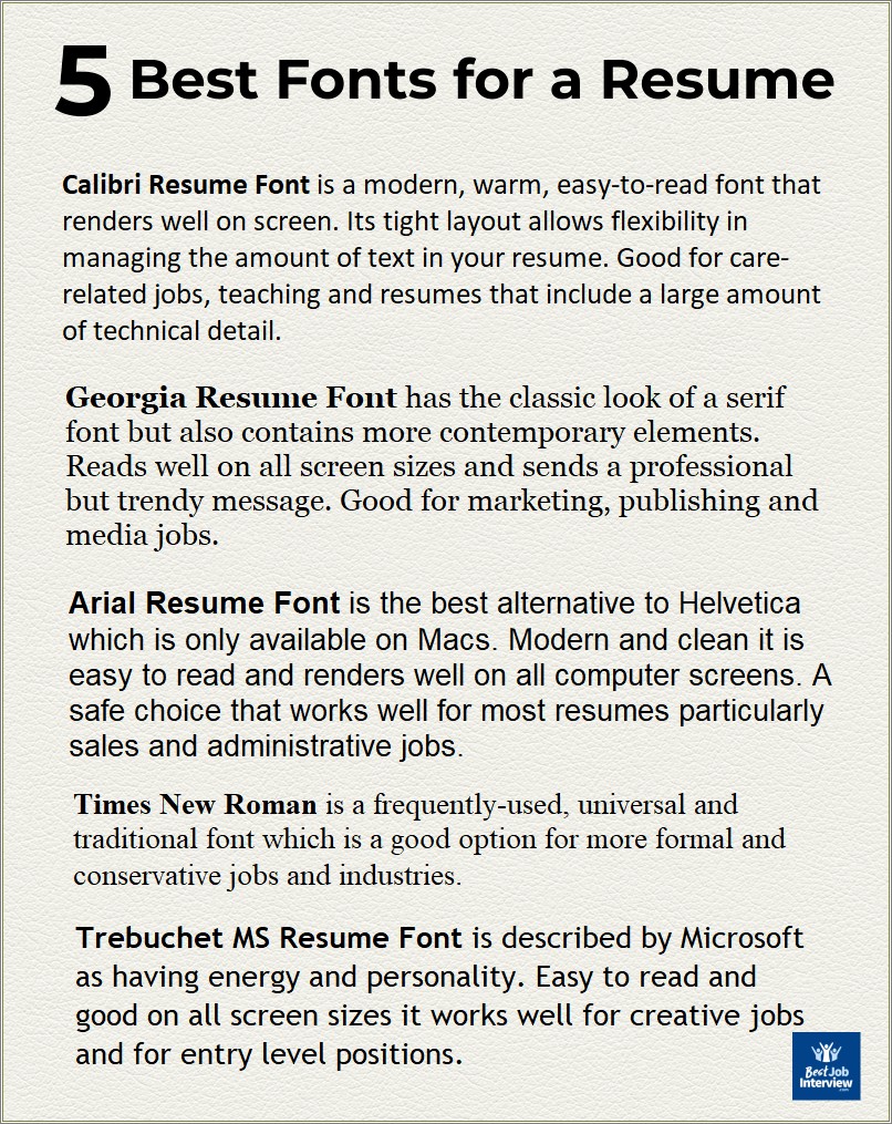 Which Resume Is The Best Option